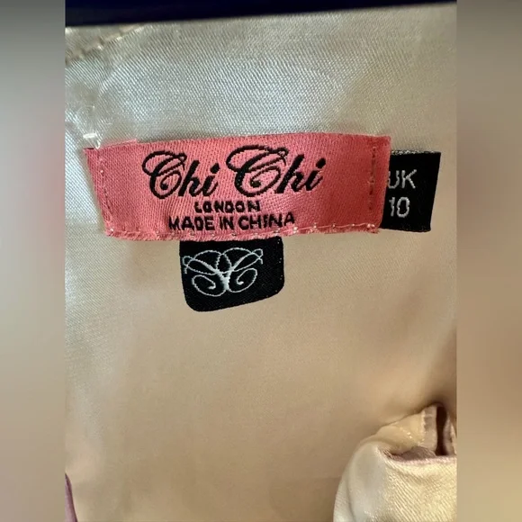 Womens Floral Dress in Pink and Green - Picture 3 of 5